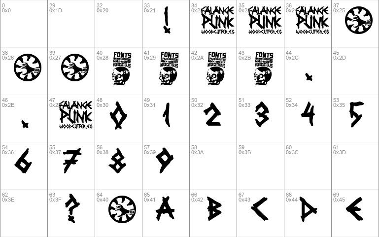 Falange Punk Font 2