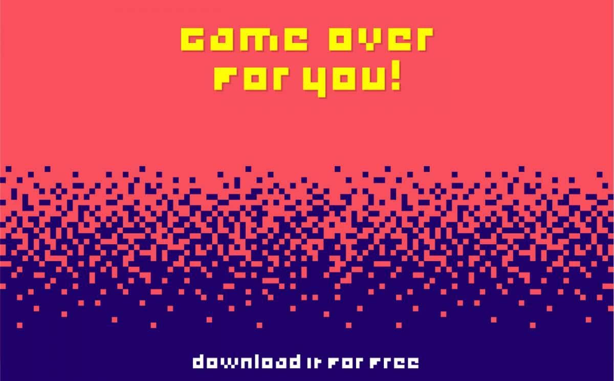 Game Over Pixel Font 4