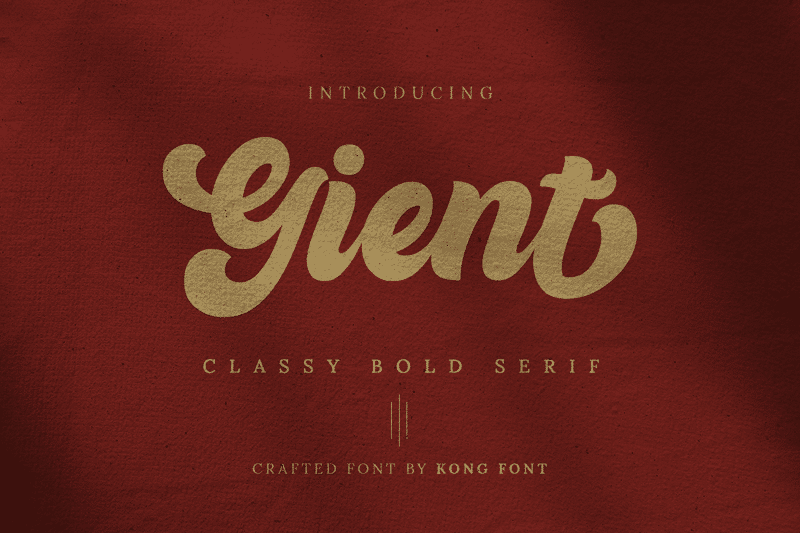 Gient Script Font 1