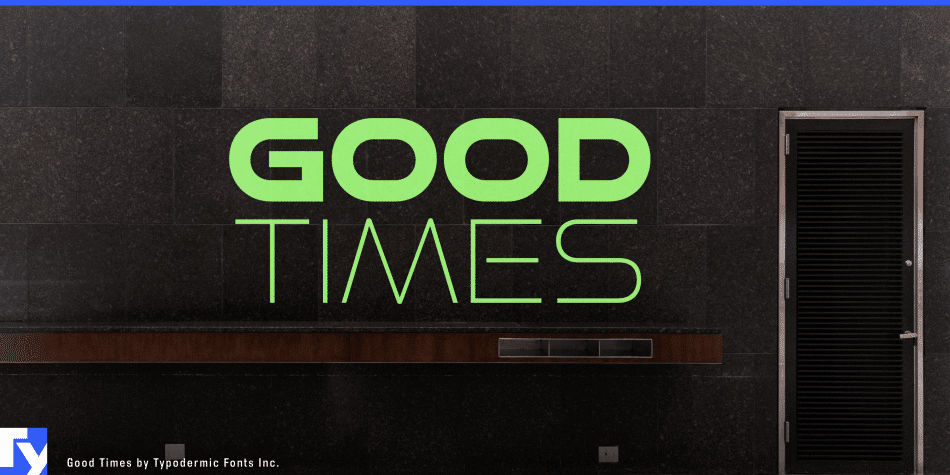 Good Times Regular Font 1
