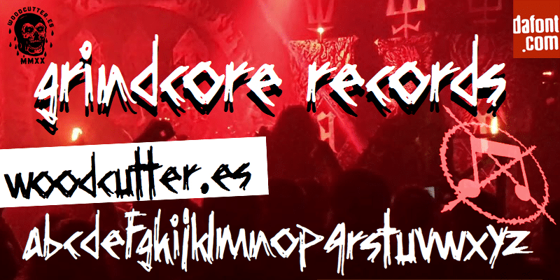 Grindcore Records Font