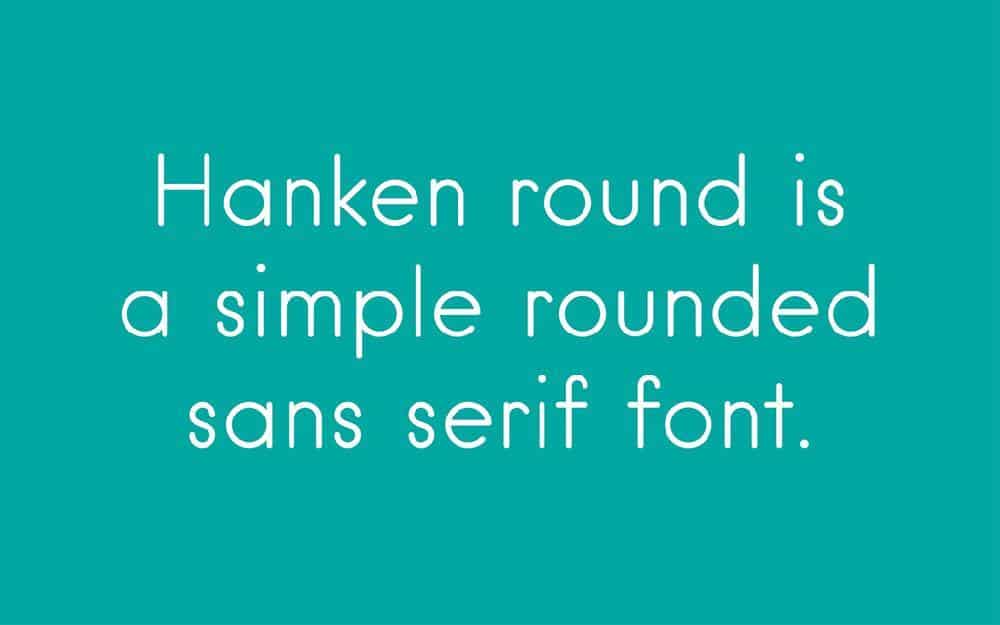 Hanken Round Font 2