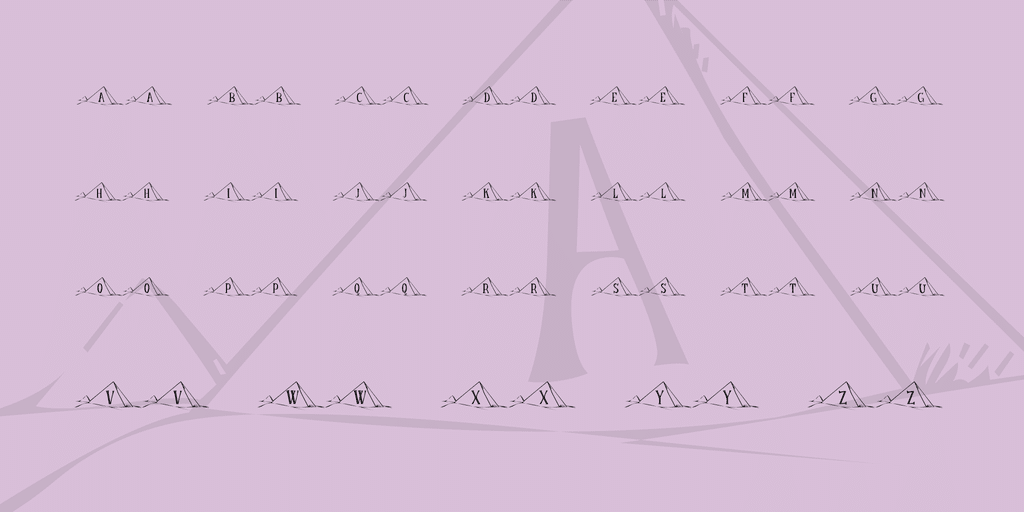 KR Pyramid Font 2