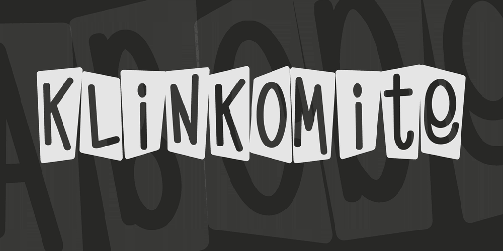 Klinkomite Font