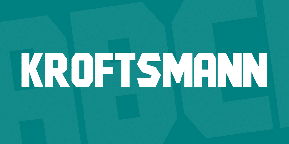 Kroftsmann Font