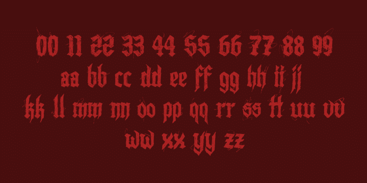 Lazy Monk Font 3