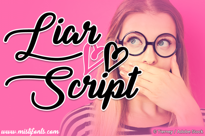 Liar Script Font 1