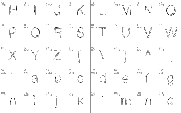 Light Scribe Font 3