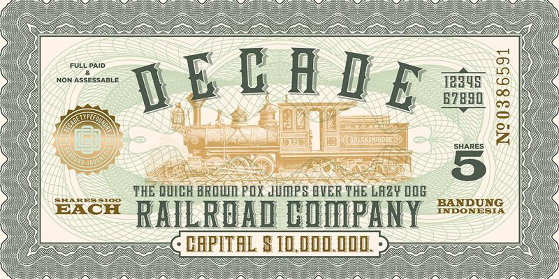 National Currency Font 1