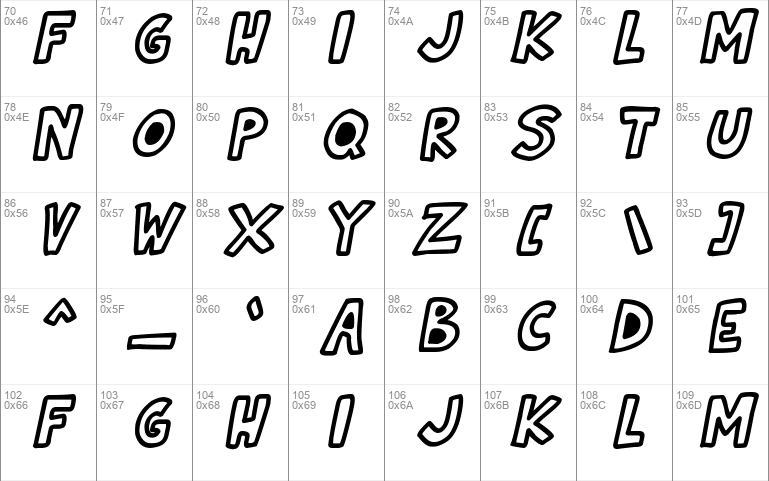 Natural Toons Font 2