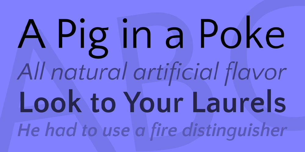 Quattrocento Sans Font 2