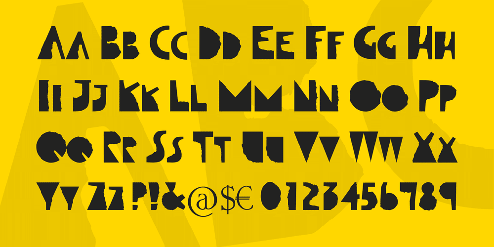 Qut'n'torn Font 3