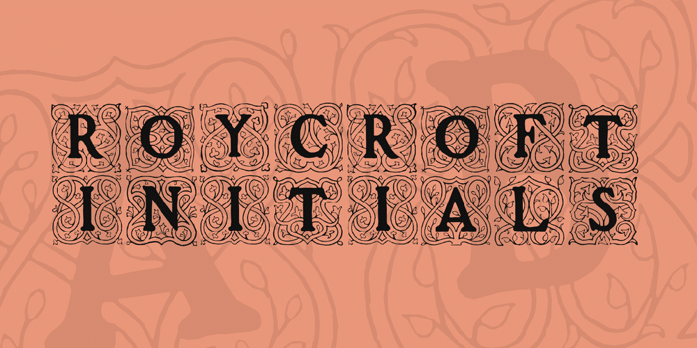 Roycroft Initials Font 1