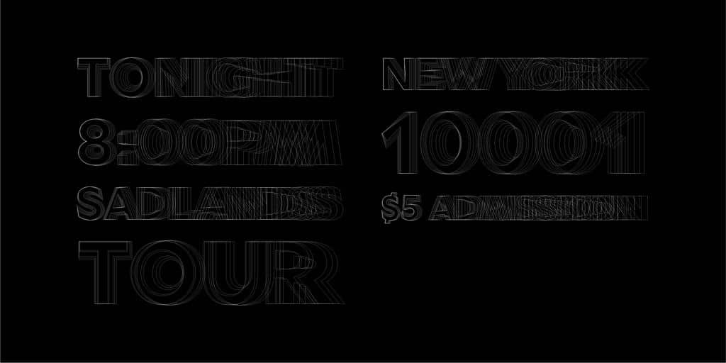 SG Alternative Font Family 5