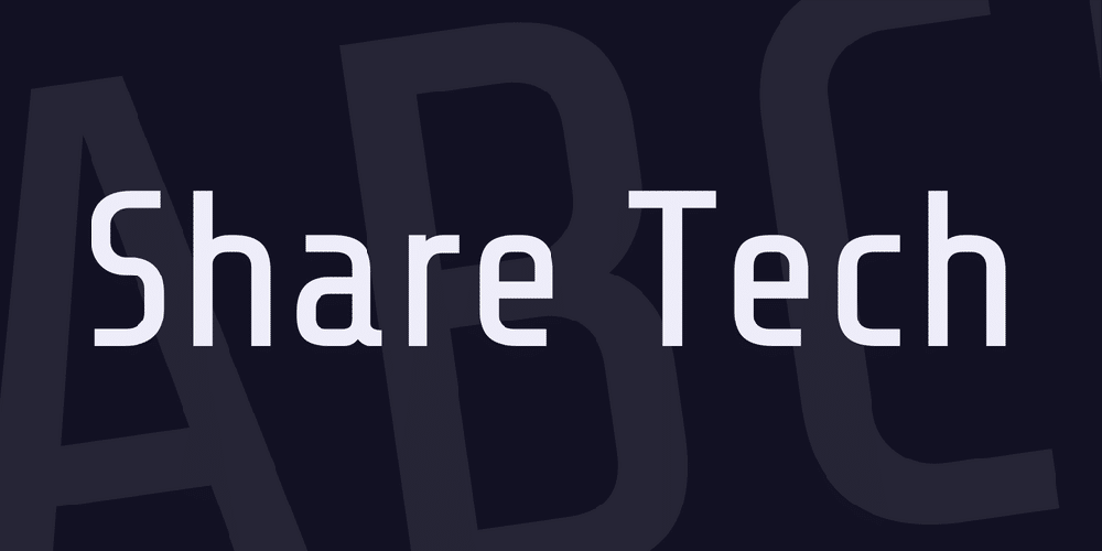 Share Tech Font 1