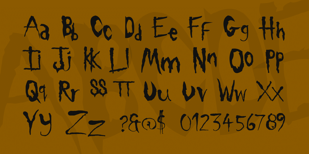 Sickness Font 2