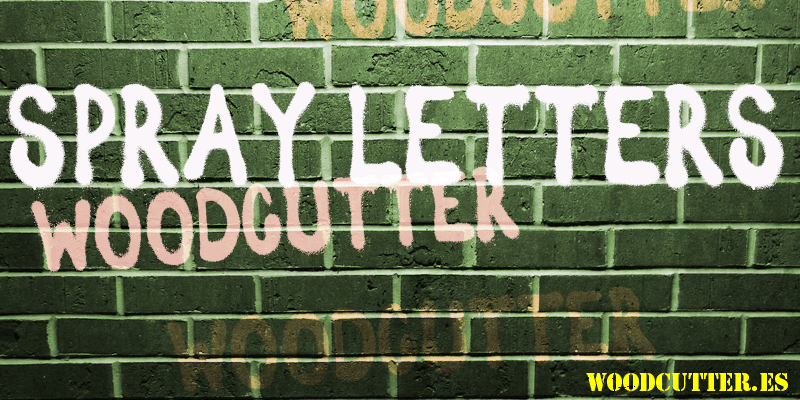 Spray Letters Font 1