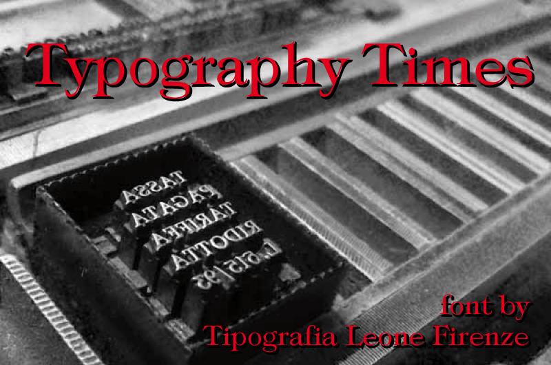 Typography Times Font 1