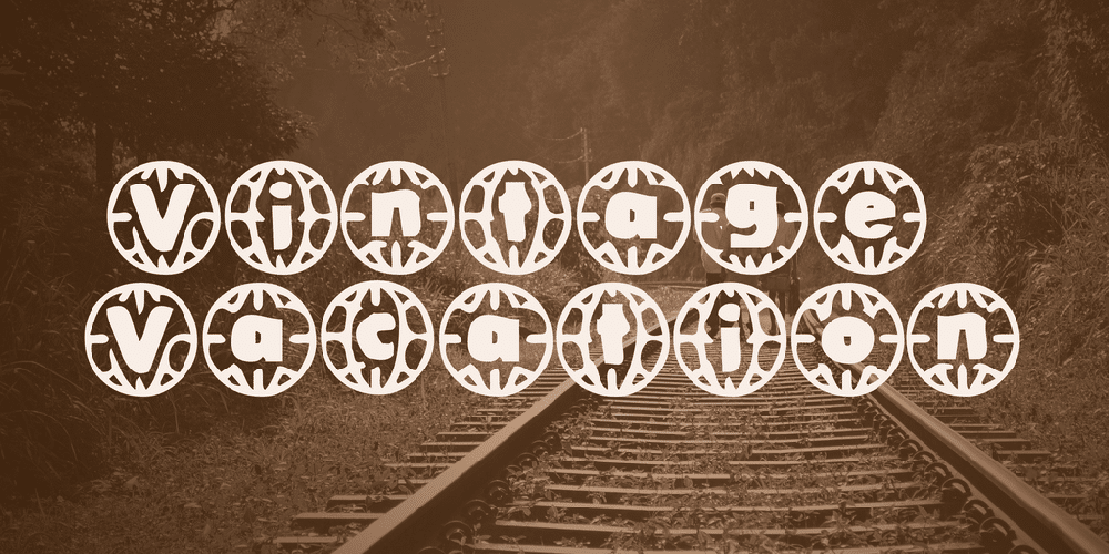 Vintage Vacation Font 1