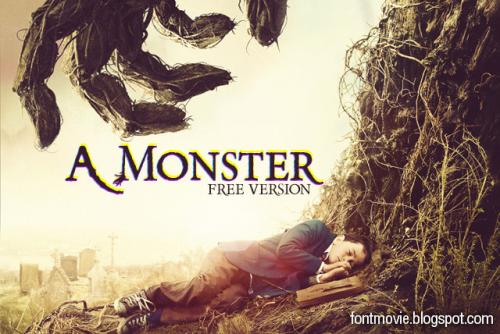 A Monster Free Font 1