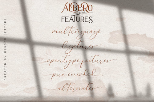 Alberobello Fashionable Font Duo 8