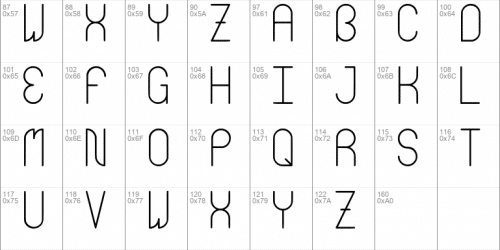 Aquatic Shellfish Font 3