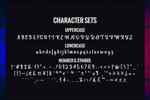 Billy The Gang Font 8