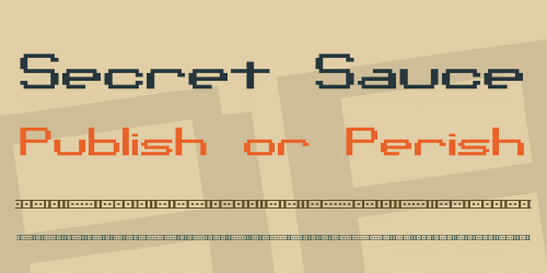 Binary Font 1