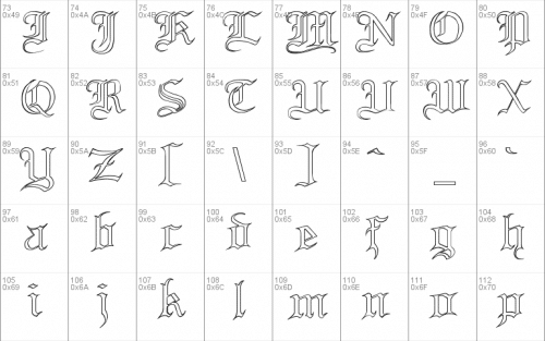 Blood and Blade Font 3