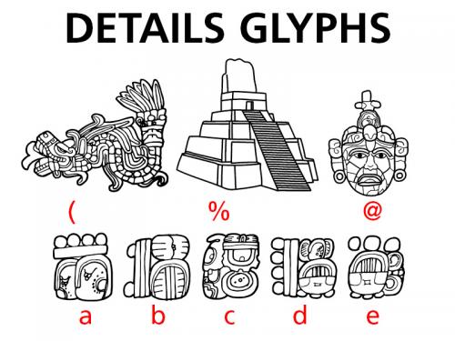 CF Civilisation Maya Font 2