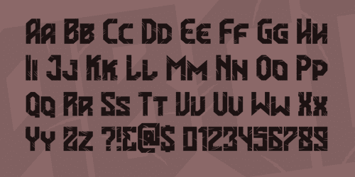 Cakar Monyet Font 5