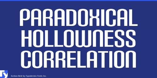 Carbon Font Family 3