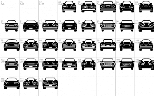 Cars Font 2