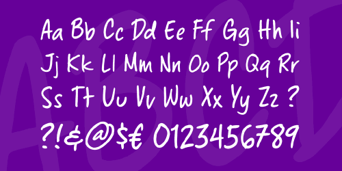 Chewed Pen BB Font Family 4
