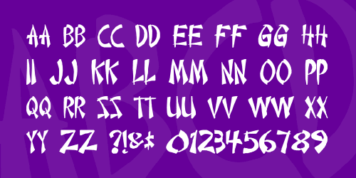 Chinese Takeaway Font 2