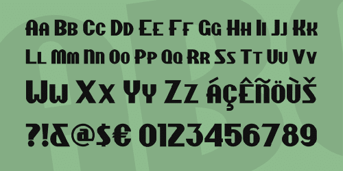 Chippewa Falls NF Font 3