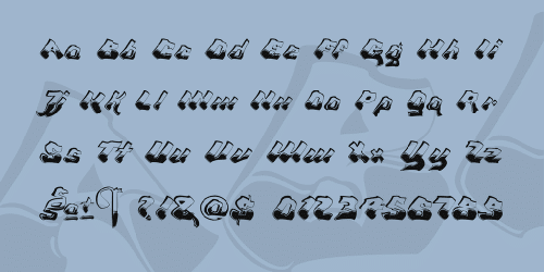 Chroma Ghost Font 3