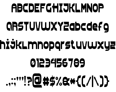 Clear Line 7 Font 2