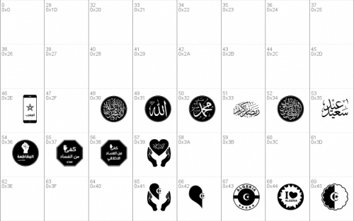 Color Morocco Algeria Font 2