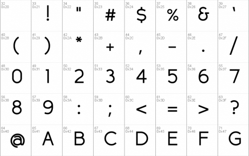 Compass Font 1