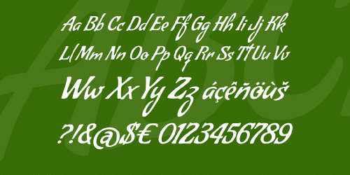 Condiment Font 2