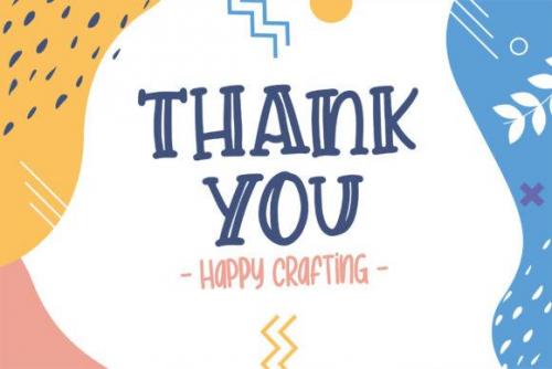 Crafter Hand Lettered Font Duo 6
