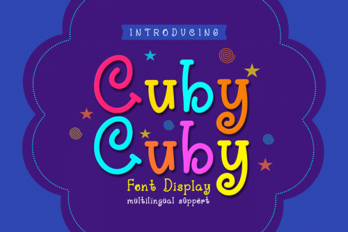 Cuby Cuby Font 1