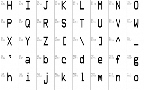 DEC Terminal Modern Font 2