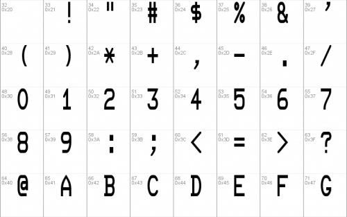 DEC Terminal Modern Font 3