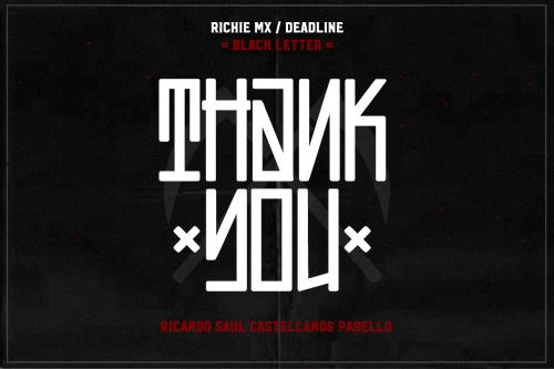 Deadline Graffiti Font 4