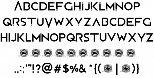Disengaged Font 2