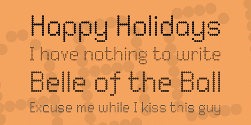 Dited Font 2