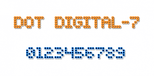 Dot Digital-7 Font 1
