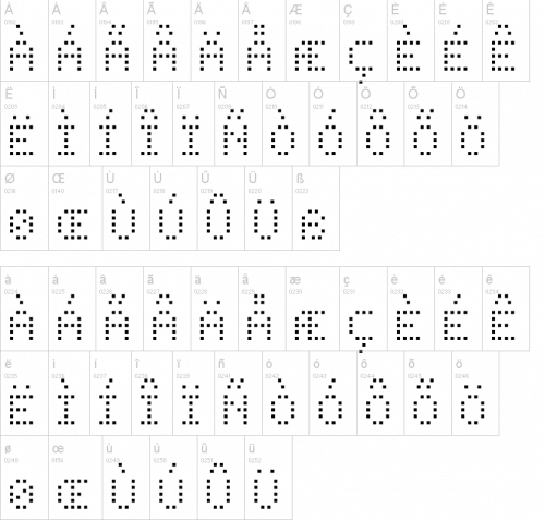 Dot Digital-7 Font 4